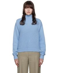 LE 17 SEPTEMBRE　DRAWCORD COLLAR JUMPER LE17SEPTEMBRE Collar Sweater in Gray | Lyst