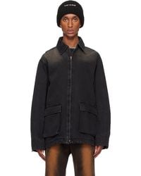 we11done - Classic Washed Denim Jacket - Lyst