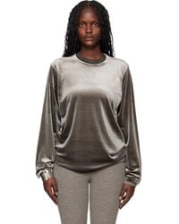 Fear Of God - Holiday Velour Classic Long Sleeve T-Shirt - Lyst