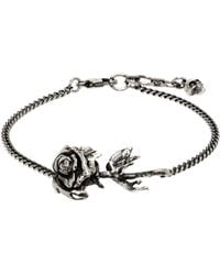 McQueen - Dipped Rose Bracelet - Lyst