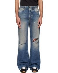 Amiri - Slashed Bootcut Jeans - Lyst