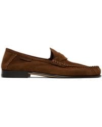 Tom Ford - Suede Twisted Band Ripley Loafers - Lyst