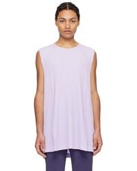 Homme Plissé Issey Miyake - Homme Plissé Issey Miyake Purple Monthly Color February Tank Top - Lyst