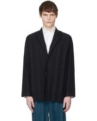 Homme Plissé Issey Miyake - Edge Ensemble Blazer - Lyst