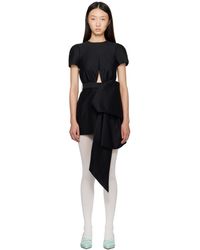 ShuShu/Tong - Bowknot Patchwork Minidress - Lyst
