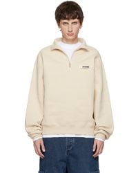 Jacquemus - 'The Gros Grain' Zipped-Rollneck Sweatshirt - Lyst