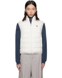 Moncler - Off- Contrin Down Vest - Lyst