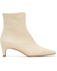 STAUD - Off- Wally Ankle Boots - Lyst