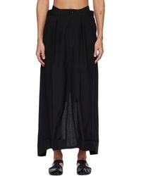 Junya Watanabe - Wool Tropical Trouser Maxi Skirt - Lyst