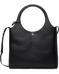 Courreges - ブラック Holy Day レザー トートバッグ - Lyst