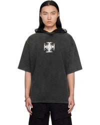 we11done - Heart Cross Layered T-Shirt - Lyst
