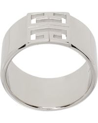 Givenchy - Silver 4g Ring - Lyst
