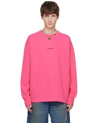 Acne Studios - Pink Stamp Sweatshirt - Lyst
