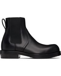 Dries Van Noten - Leather Chelsea Boots - Lyst