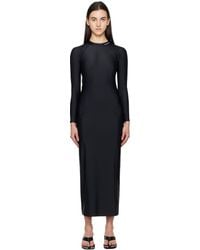 T By Alexander Wang - Rashguard L/S Maxi Dress - Lyst