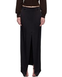 Tom Ford - Crepe Envers Satin Tailored Maxi Skirt - Lyst