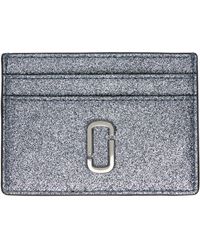 Marc Jacobs - Silver 'the Galactic Glitter J Marc' Card Holder - Lyst