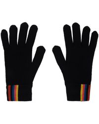 Paul Smith - Black Artist Stripe Gloves - Lyst