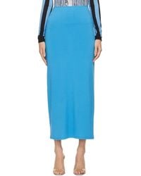 Miaou - Blue Chiara Maxi Skirt - Lyst