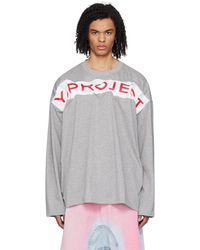 Y. Project - Draped Long Sleeve T-Shirt - Lyst