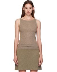 Lisa Yang - Taupe Lynette Tank Top - Lyst