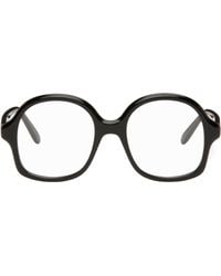 Loewe - ブラック スリム メガネ - Lyst