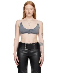 Y. Project - Blue Invisible Strap Bralette - Lyst