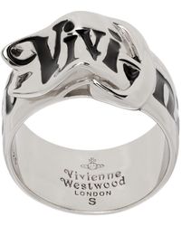 Vivienne Westwood - Silver Belt Ring - Lyst