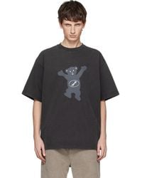 we11done - Teddy Logo T-Shirt - Lyst