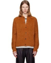 Dries Van Noten - Brushed Alpaca Cardigan - Lyst