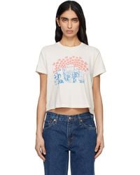 RE/DONE - Off- Hanes Edition 50S Boxy 'Sisters' T-Shirt - Lyst