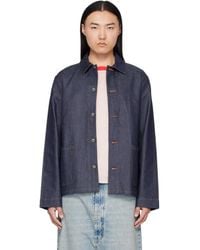 A.P.C. - Kerlouan Logo Denim Jacket - Lyst