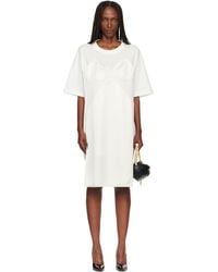 VAQUERA - Off- Slip T-Shirt Minidress - Lyst