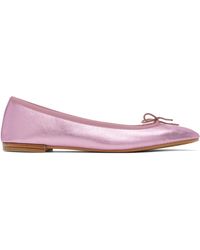 Repetto - Ballerines Cendrillon Roses À Semelle En Caoutchouc - Lyst