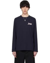 JW Anderson - 'Jwa' Back Print Long Sleeve T-Shirt - Lyst
