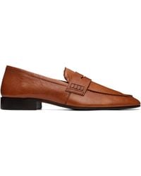 Dries Van Noten - Tan Leather Loafers - Lyst