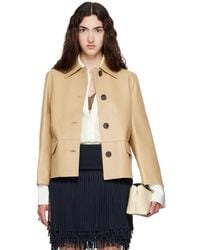 TOTEME - Bonded Leather Jacket - Lyst