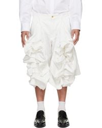 Comme des Garçons - Polyester Heavy Kersey Shorts - Lyst