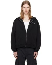 we11done - Teddy Drawing Zip-Up Hoodie - Lyst