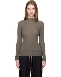 Rick Owens - Temple Ls Turtle Sweater - Lyst
