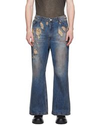 Juun.J - Jean bleu en denim lavé à l'huile - Lyst