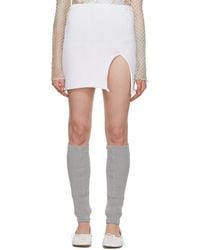 OPEN YY - Vented Miniskirt - Lyst