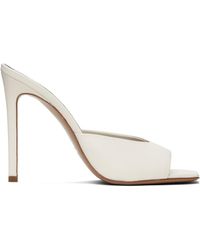 Paris Texas - White Stiletto Heeled Sandals - Lyst