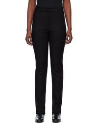 TOTEME - Toteme Black Slim Trousers - Lyst