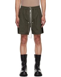 Rick Owens - カーキ Concordians Bela ボクサー ショートパンツ - Lyst