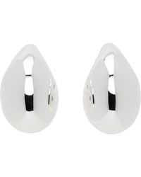 Bottega Veneta - Large Drop Sterling-silver Earrings - Lyst