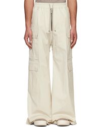 Rick Owens - オフホワイト Hollywood Cargobelas カーゴパンツ - Lyst