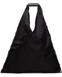 MM6 by Maison Martin Margiela - Black Triangle Tote - Lyst