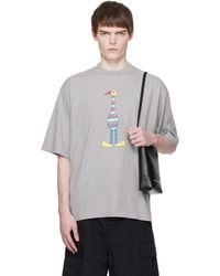 Marni - Cotton Animal Alphabet I Print' T-Shirt - Lyst