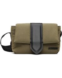 Jacquemus - Khaki La Casa 'The Small Bambino Messenger' Bag - Lyst